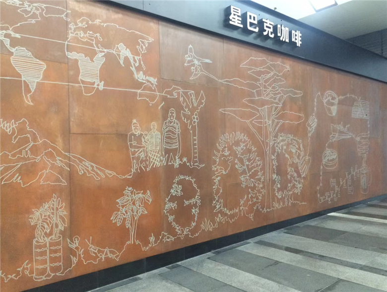 云岩耐候钢幕墙