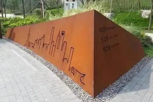 云岩耐候钢挡土墙